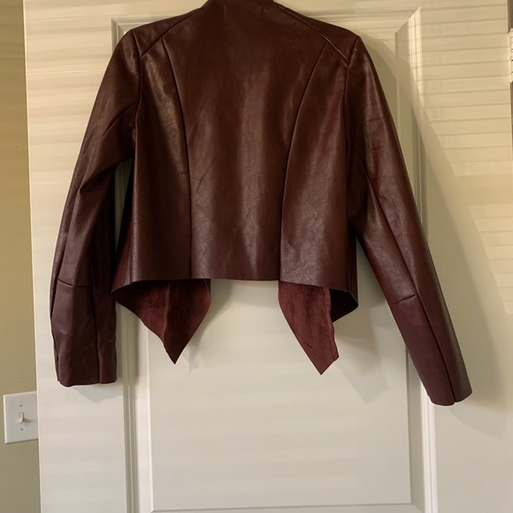 Faux leather and suede jacket - Picture 3 of 3